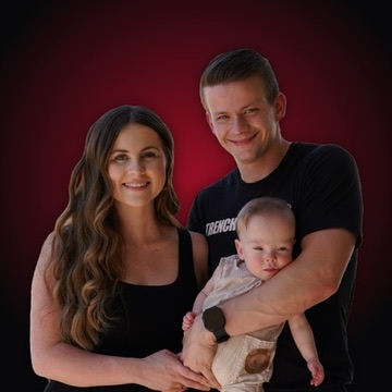 Jonathan Howard with his family